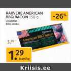 Allahindlus - RAKVERE AMERICAN
BBQ BACON 150 g