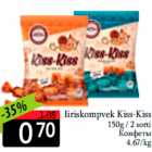 Iiriskompvek Kiss-Kiss

