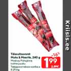 Täissuitsuvorst
Maks & Moorits, 240 g

