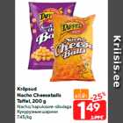 Krõpsud
Nacho Cheeseballs
Taffel, 200 g

