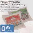 PIIMAMEISTER OTTO MOZZARELLA KIRSID 125 G