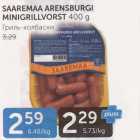 SAAREMAA ARENSBURGI MINIGRILLVORST 400 G