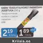 KARNI TÄISSUITSUVORST PARMESAANI JUUSTUGA 250 G