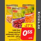 Valik Rimi
konserveeritud
aedubasid, 400 g /
neto 200 - 240 g