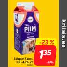 Täispiim Farmi,
3,8 - 4,2%, 2 l