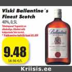 Allahindlus - Viski Ballantine´s
Finest Scotch
40%, 0,5L