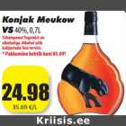 Alkohol - Konjak Meukow
VS40%, 0,7L