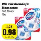 Allahindlus - WC värskendaja
Domestos
