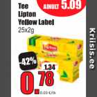 Tee Lipton Yellon Yellow Label