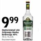 Maitsestatud viin
Zeljonaja Marka
Kedrovaja 40%
70 cl