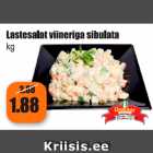 Lastesalat viineriga sibulata kg