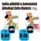 India pähklid & kuivatatud
jõhvikad Zelta Rieksts 100g