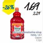 Allahindlus - Metsvaarikamaitseline siirup Heliis, 1,5 l