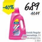 Allahindlus - Vanish Regular plekieemaldaja, 3 l