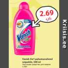 Allahindlus - Vanish 3in1 puhastusvahend
vaipadele, 500 ml