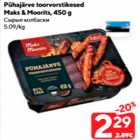 Puhajärve toorvorstikesed Maks & Moorits, 450 g