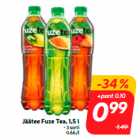 Jäätee Fuze Tea, 1,5 l