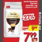 Allahindlus - Jacobs Momente
Espresso
kohviuba, 1 kg