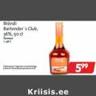 Allahindlus - Brändi
Bartender´s Club,
36%, 50 cl