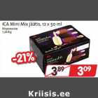 Allahindlus - ICA Mini Mix jäätis, 12 x 50 ml