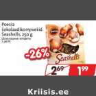 Poesia
šokolaadikompvekid
Seashells, 250 g