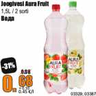 Allahindlus - Joogivesi Aura Fruit