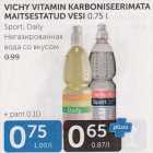 VICHY VITAMIN KARBONISEERIMATA MAITSESTATUD VESI 0,75 L