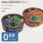 MINU SARDIINID 240 G