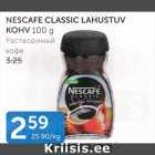 NESCAFE CLASSIC LAHUSTUV KOHV 100 G