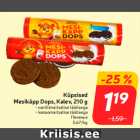 Allahindlus - Küpsised
Mesikäpp Dops, Kalev, 210 g

