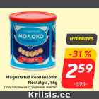 Magustatud kondenspiim
Nostalgia, 1 kg
