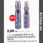 Allahindlus - Nivea juukselakk 250 ml või juuksevoht Volume Sensation 150 ml 