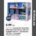 Allahindlus - Palmolive jõulupakk 20l2 Меn After Sport (šamрооn 250 ml + dušigeel 200 ml + deodorant 150 ml), 1 komplekt 