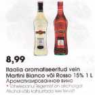 Allahindlus - Itaalia aromatiseeritud vein Martini Вianсо või Rosso 15% 1 L