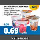 SAARE JOGURTIKREEM 400 G