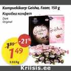 Kompvekikarp Geisha, Fazer, 150 g