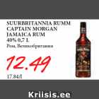 SUURBRITANNIA RUMM
CAPTAIN MORGAN
JAMAICA RUM