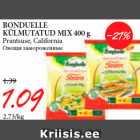 Allahindlus - BONDUELLE
KÜLMUTATUD MIX 400 g