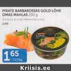 PIRATE BARBAROSSAS GOLD LÕHE OMAS MAHLAS 230 G