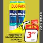 Raseerimisgeel
Gillette Protection,
2x200 ml***