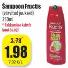 Allahindlus - Šampoon Fructis
(värvitud juuksed)
250ml