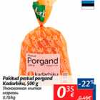 Allahindlus - Pakkitud pestud porgand Kadarbiku, 500 g