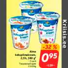 Allahindlus - Alma
kohupiimakreem,
2,5%, 380 g* • 3 sorti