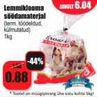 Allahindlus - Lemmiklooma
söödamaterjal (term. töödeldud, külmutatud) 1kg