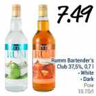 Allahindlus - Rumm Bartender`s Club 37,5%, 0,7 l