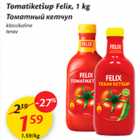 Allahindlus - Tomatiketšup Felix, 1 kg