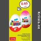 Allahindlus - Kinder Surprise
piimašokolaadiga kaetud
üllatusmuna, 20 g