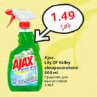 Allahindlus - Ajax
Lily Of Valley
aknapesuvahend,
500 ml