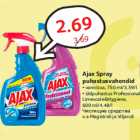 Allahindlus - Ajax Spray
puhastusvahendid