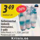 Allahindlus - Karboniseeritud
looduslik
mineraalvesi,
6-pakk